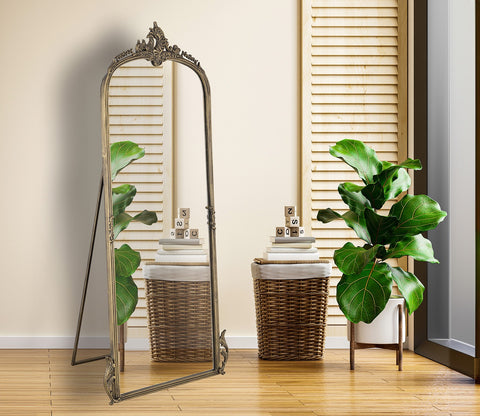 Timeless Antique Full Length Mirror With Stand