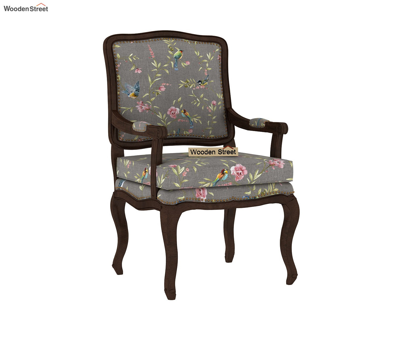 Kelvin Arm Chair (Cotton, Grey Robins)
