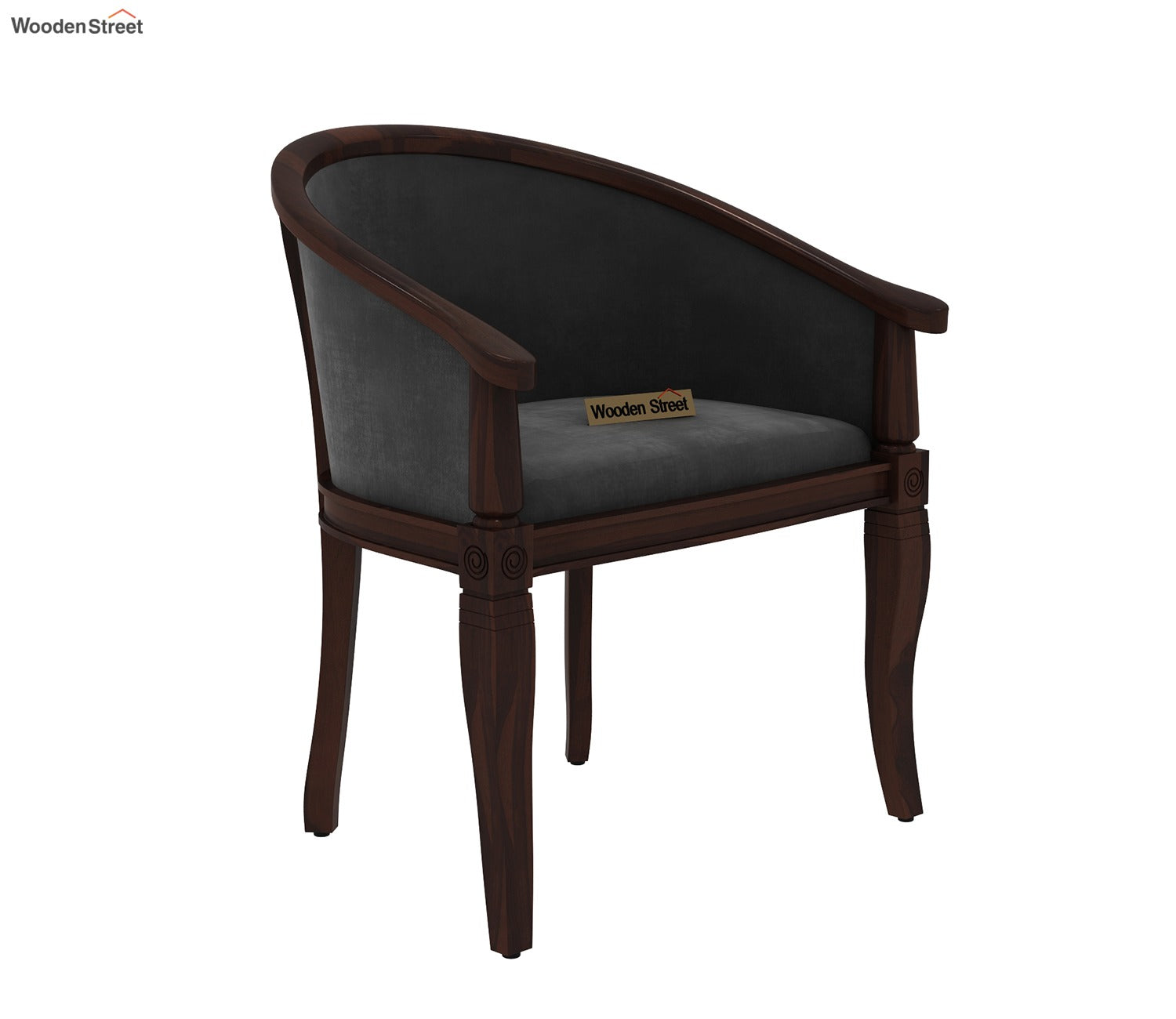Arctic 2 Seater Sheesham Wood Balcony Set (Walnut Graphite Grey)