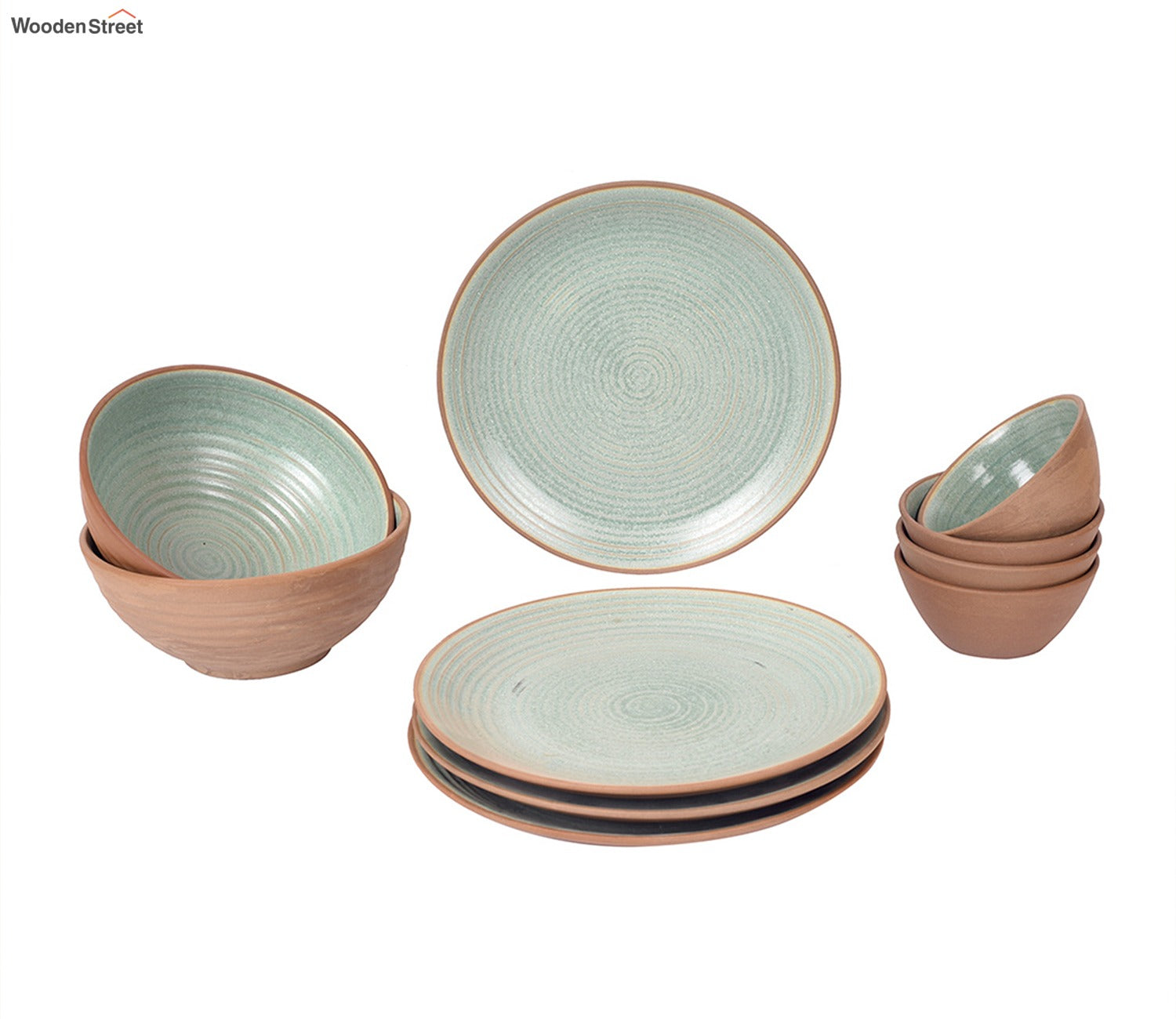 Desert Sand Ceramic Dinner Set of 10 Pieces
