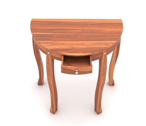 Classic Wooden Partition Leave Design Console Table