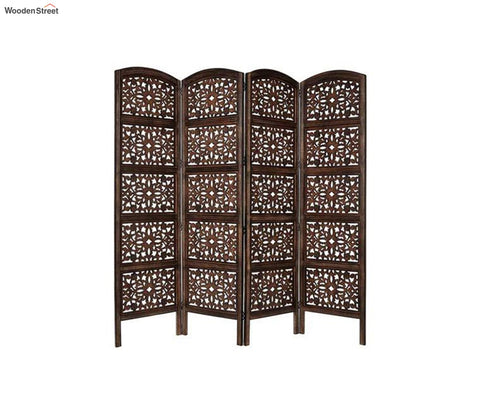 Zayan 4 Panel Carved Wooden Partition