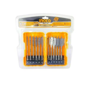 Trueliving_Drill Bits-Power Tools Accessories-Tools & Hardware-INGCO 12PCS flat wood drill bits set AKDL1201 | 152mm