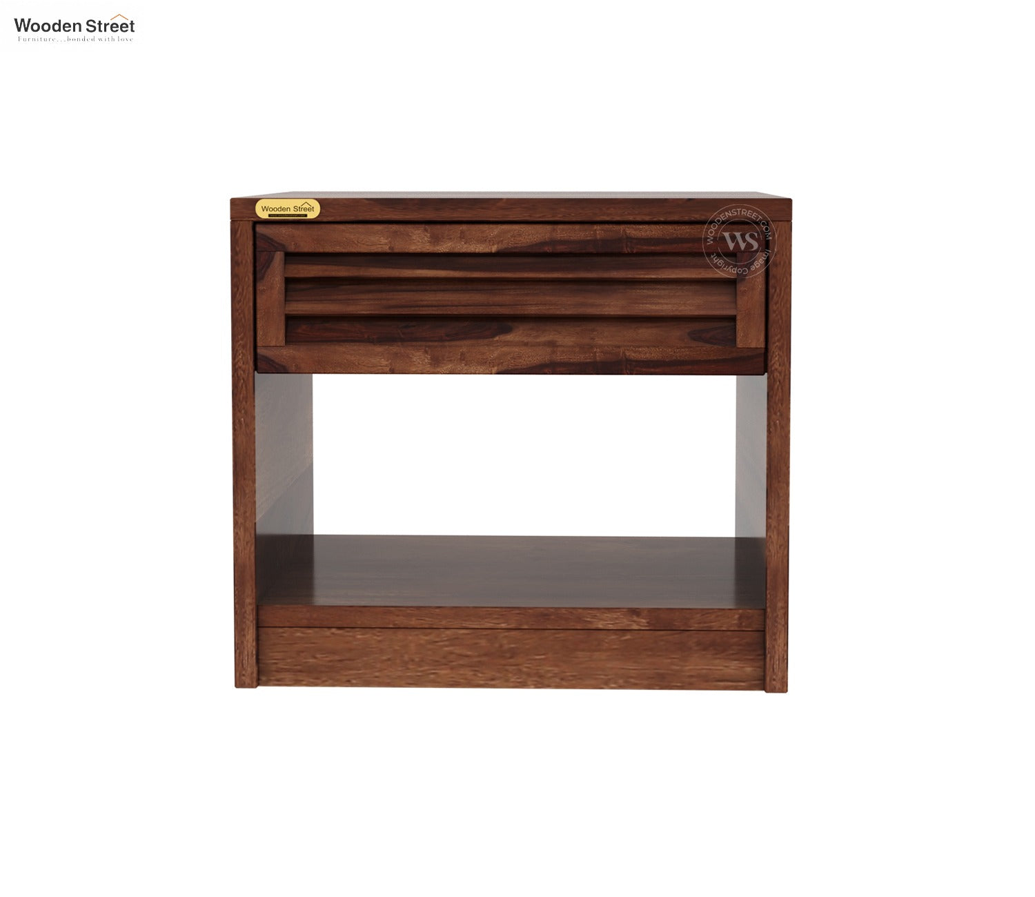 Ferguson Bed Side Table (Honey Finish)