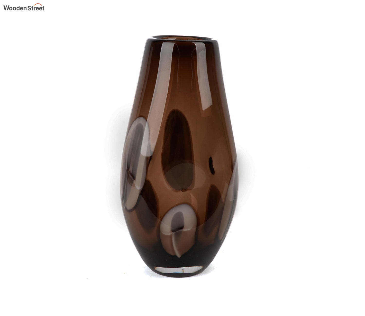 Flora Brown Glass Vase