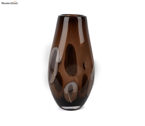 Flora Brown Glass Vase