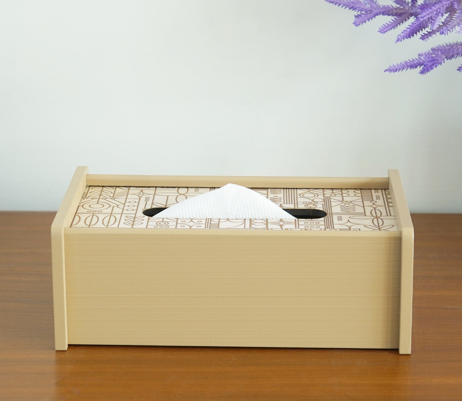 Laurel Wooden Tissue Paper Holder