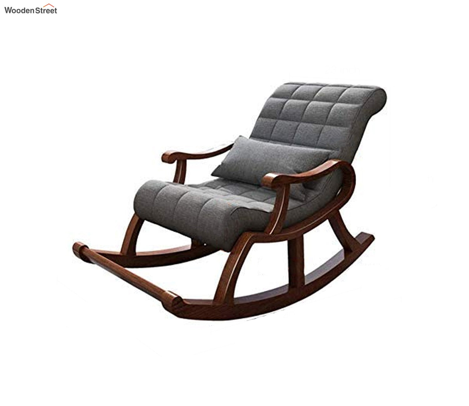 Aurora Wooden Rocking Chair with Cushion