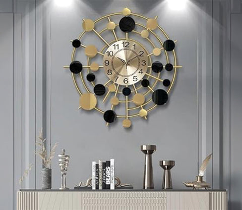 Multiple Layered Rounded Classic Iron Wall Clock