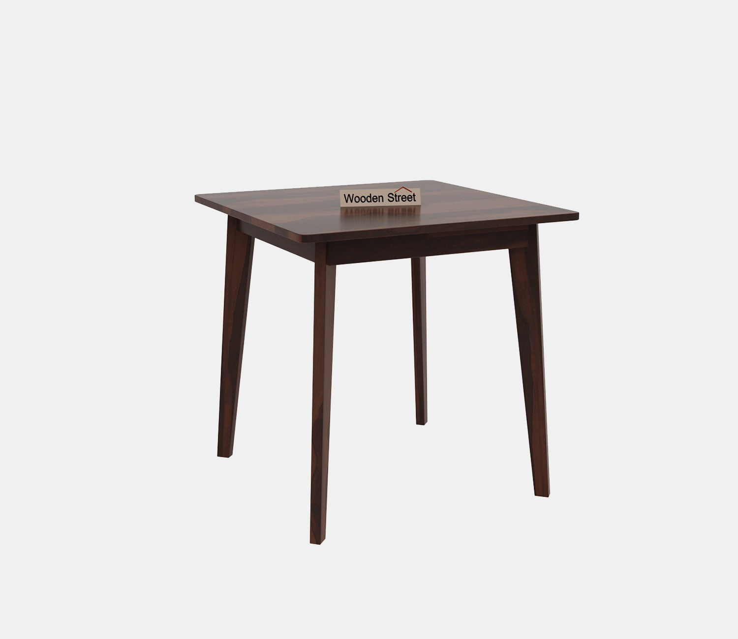 Calabria 2 Seater Sheesham Wood Dining Table (Walnut Finish)