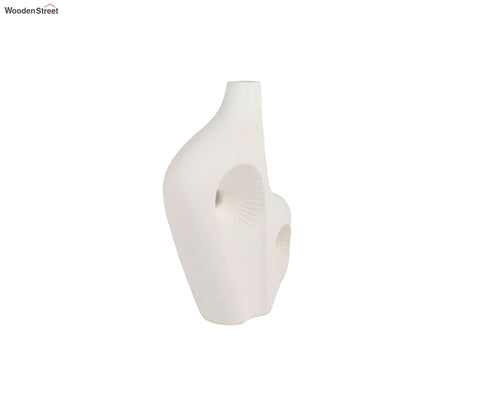 Tranquil Pot Ceramic Vase (White, L)