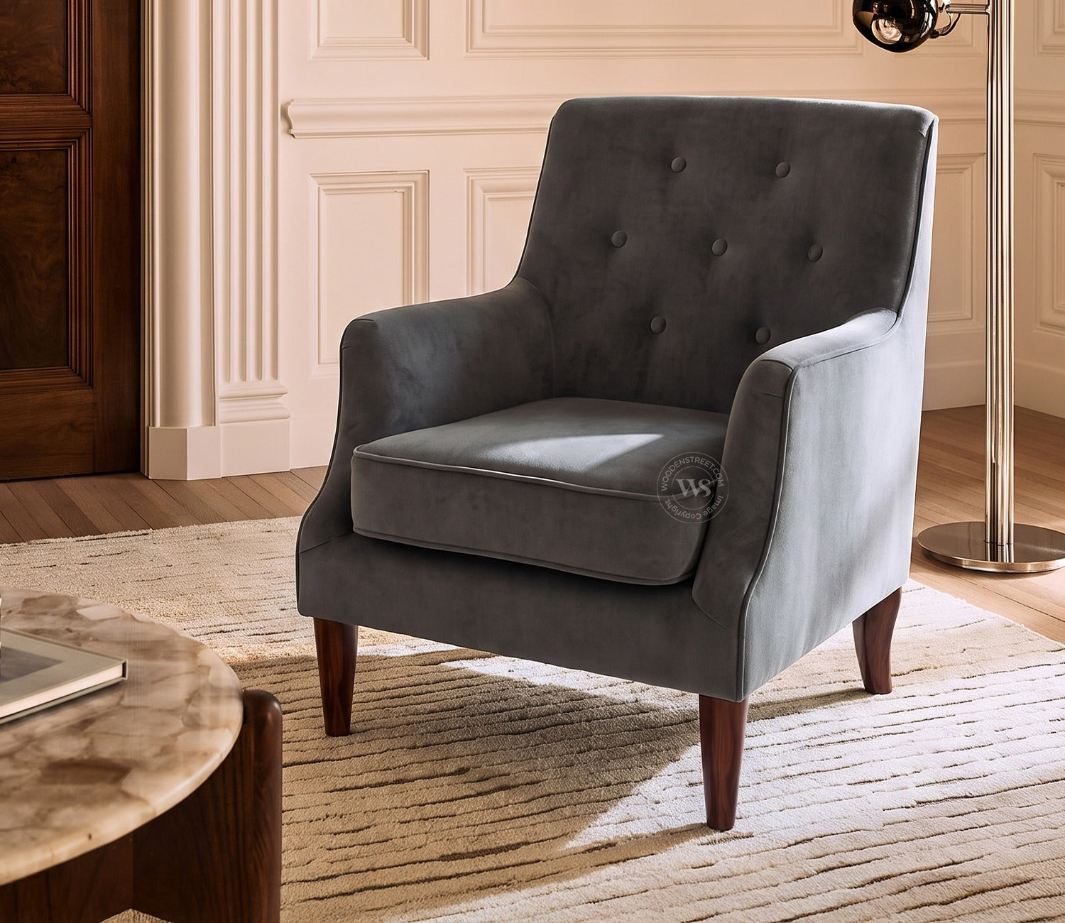Adoree Lounge Chair (Graphite Grey)