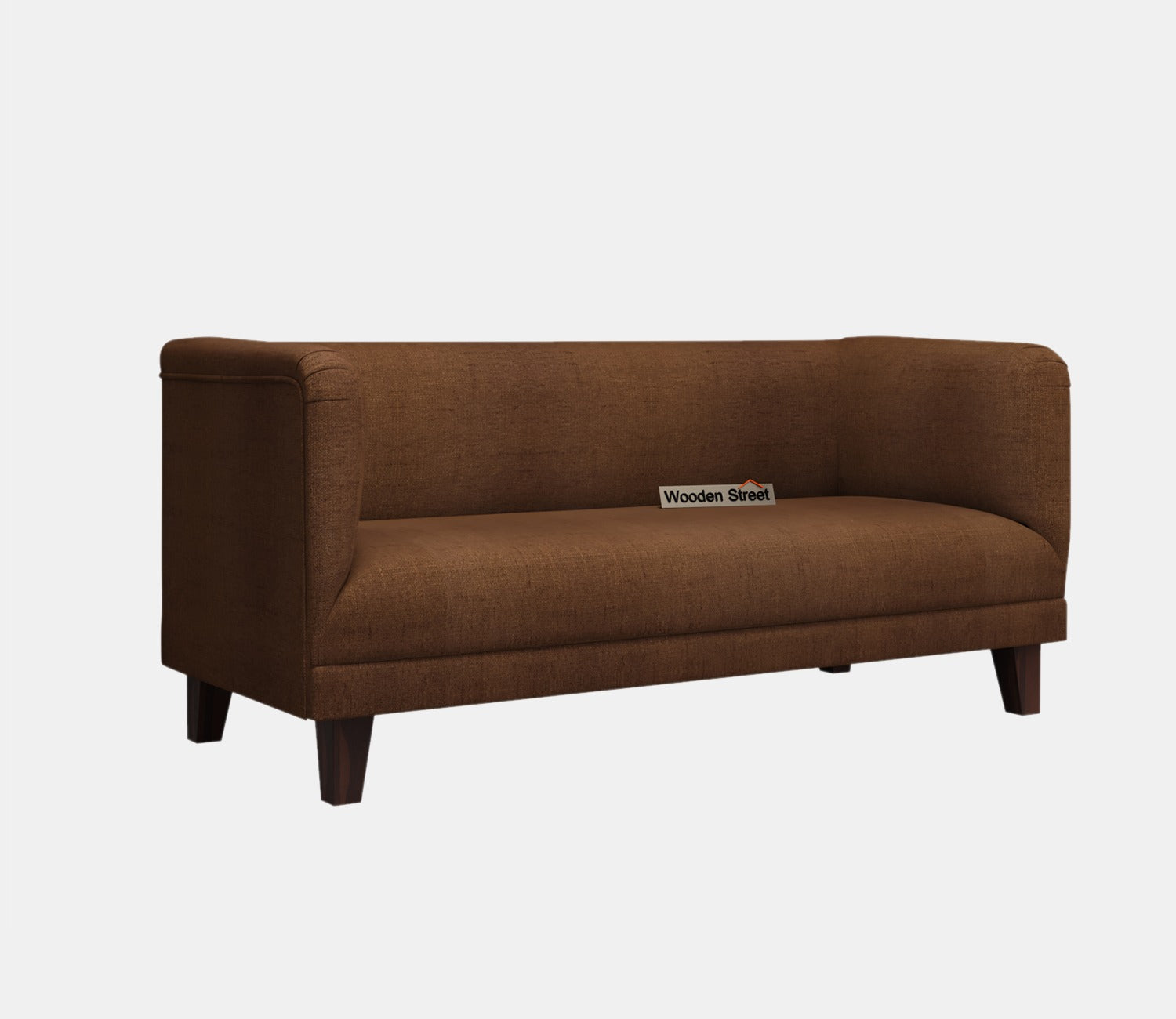 Dexter 3 Seater Fabric Sofa (Cotton, Mocha Brown)
