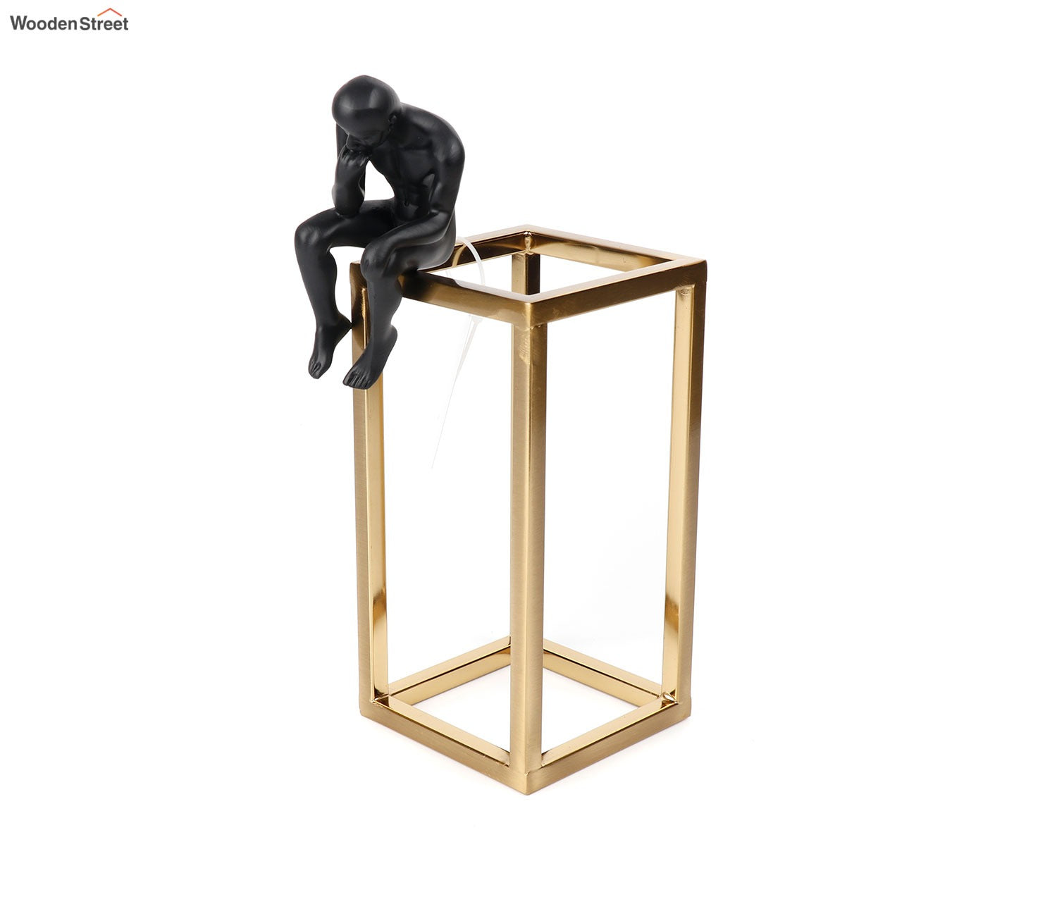Sleek Celestial Black Human Figurine (M, Black)