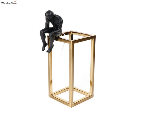 Sleek Celestial Black Human Figurine (M, Black)