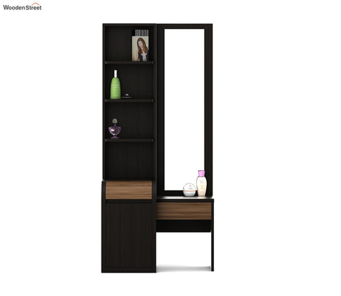 Amazon Engineered Wood Dressing Table in Natural Teak Finish
