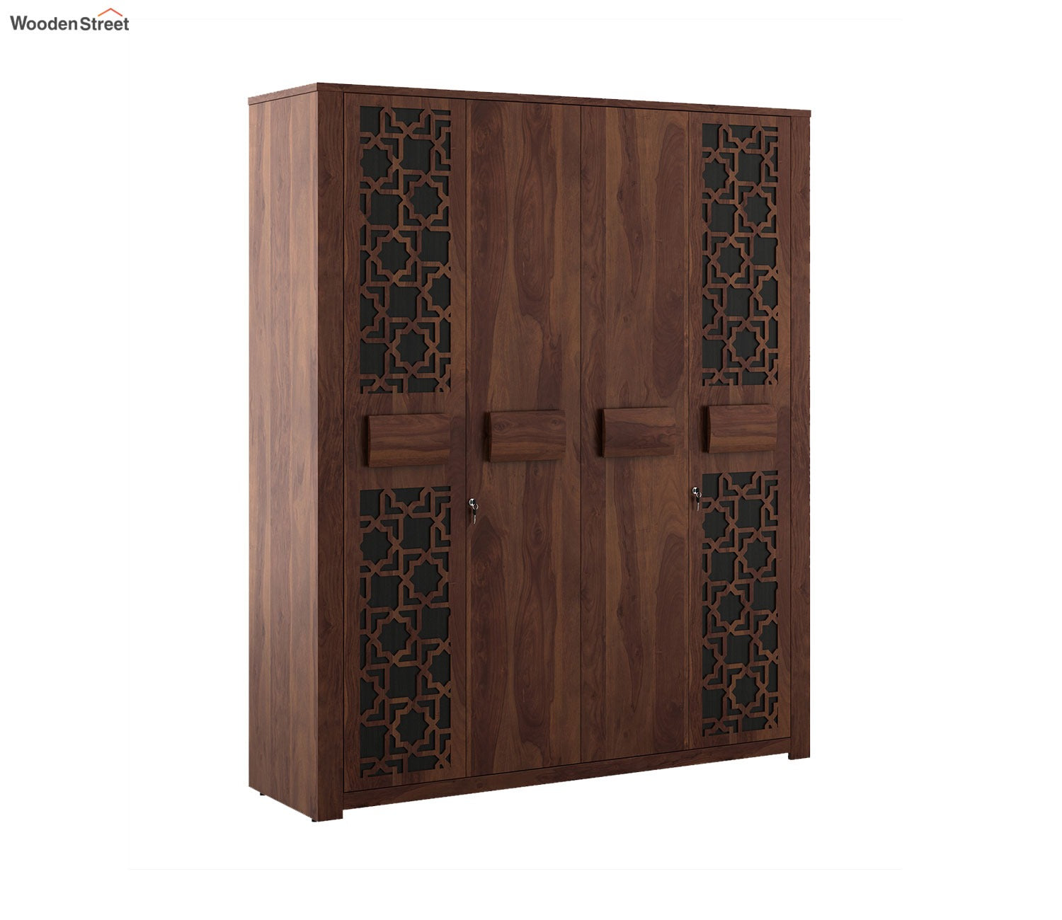 Kosmo Artisan 4 Door Engineer Wood Wardrobe