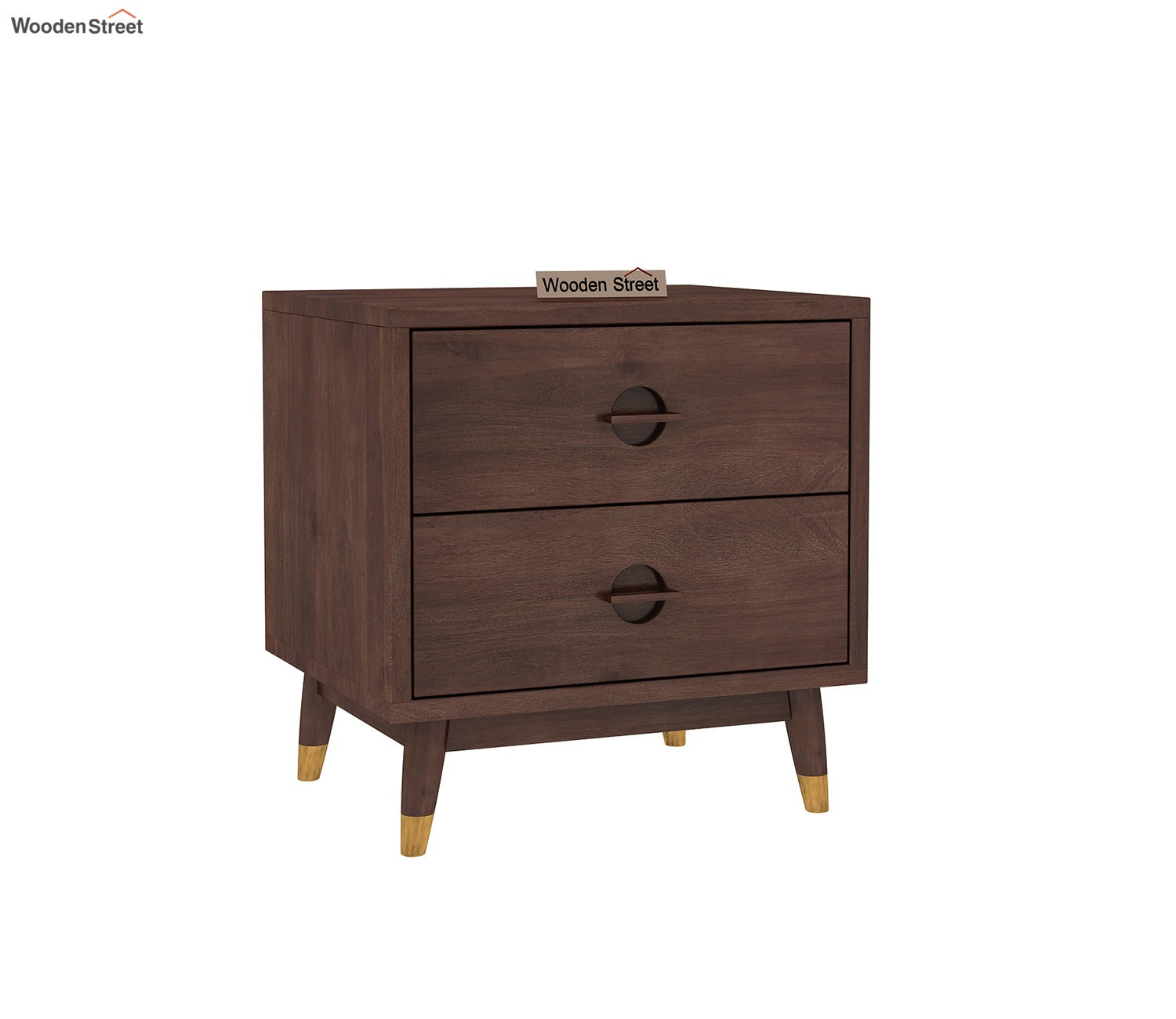 Jex Bedside Table (Walnut Finish)