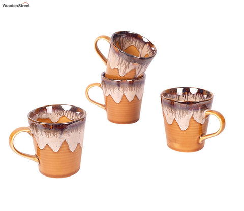 Sunset Drip Coffee Mugs - Set of 4