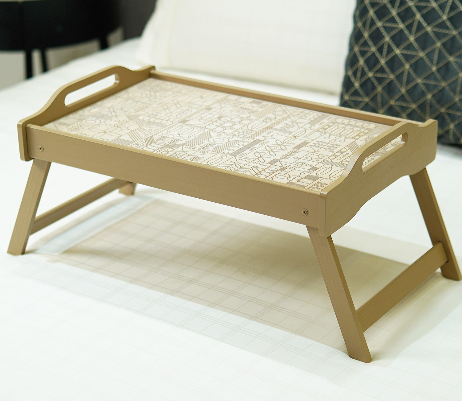 Laurel Wooden Breakfast Tray
