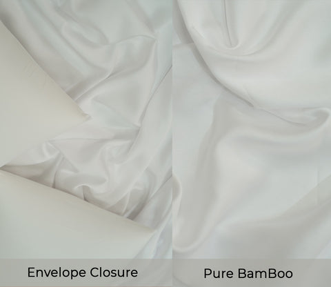 Vegan Bamboo Silk Bedsheet 300 TC Naturally Anti-Bacterial Fitted King Bedsheet with 2 Pillow Cover (White)