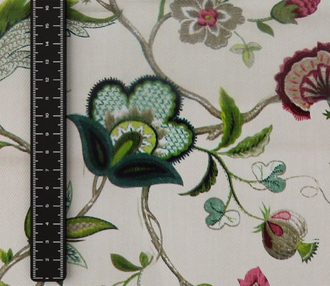 Rose Vineyard Floral Print 100% Cotton Fabric