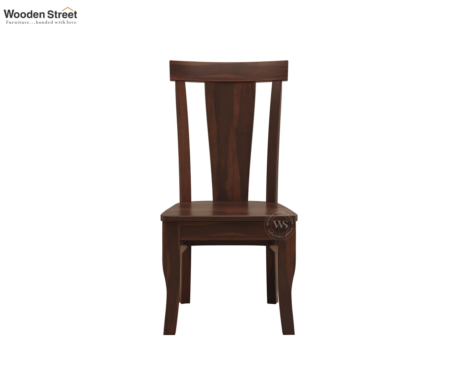 Sofie Dining Chair without Fabric (Walnut Finish)