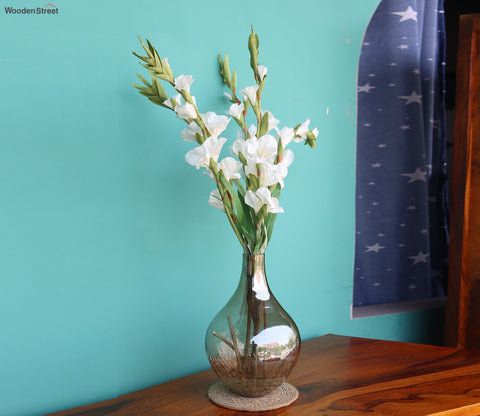 Glady White Artificial Flower