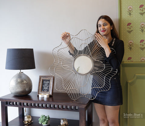 Nebula Metal Mirror with Frame