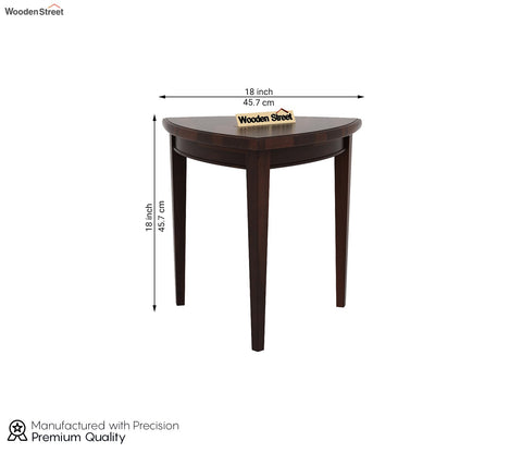 Mason Sheesham Wood Nest of Tables (Walnut Finish) - Set Of 3