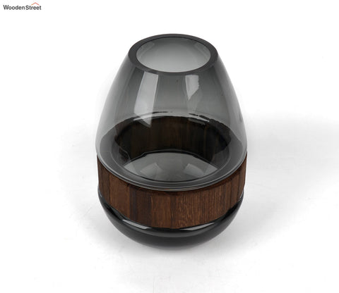 Botanic Wonders Glass Vase (Black, L)