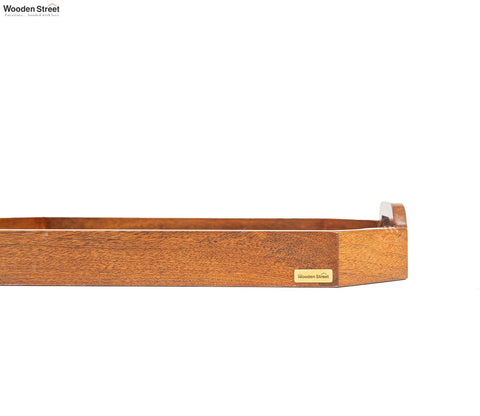 Cosmos Mango Wood Handcrafted Octagonal Serving Tray (Medium)