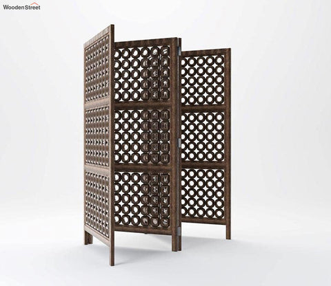 Esma 4 Panel Carved Wooden Partition