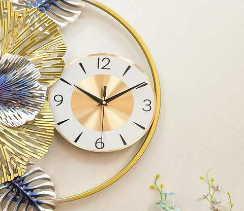 Atmospheric Nordic Metal Wall Clock