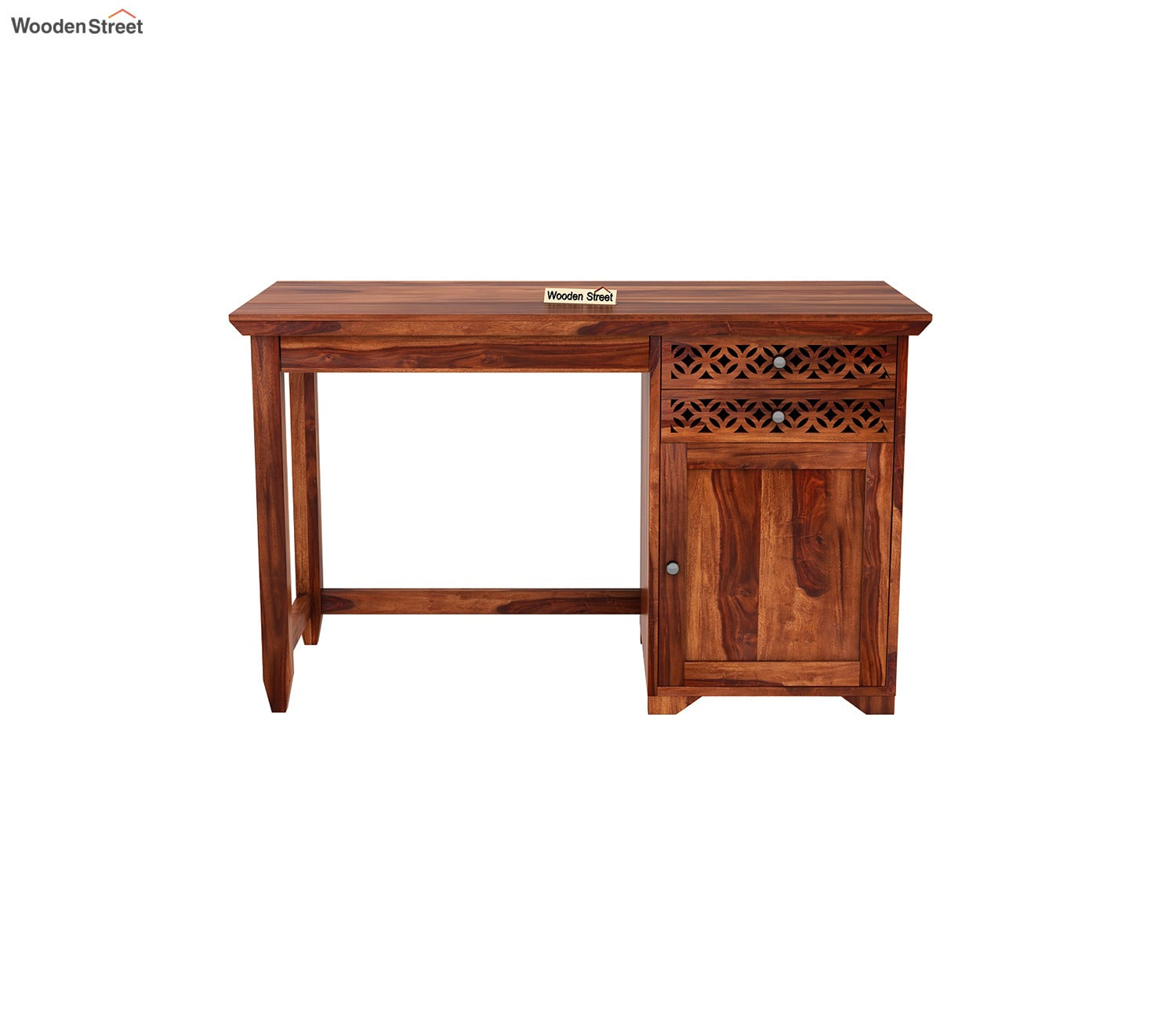 Cambrey Office Table (Honey Finish)