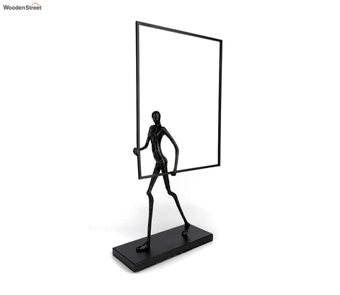 Black Wonder Women Table Showpeice (L, Black)