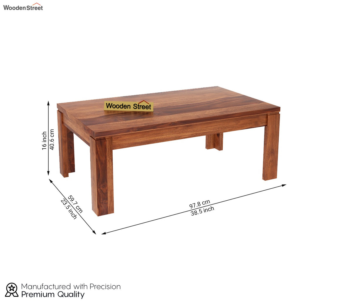 Sable Coffee Table (Honey Finish)