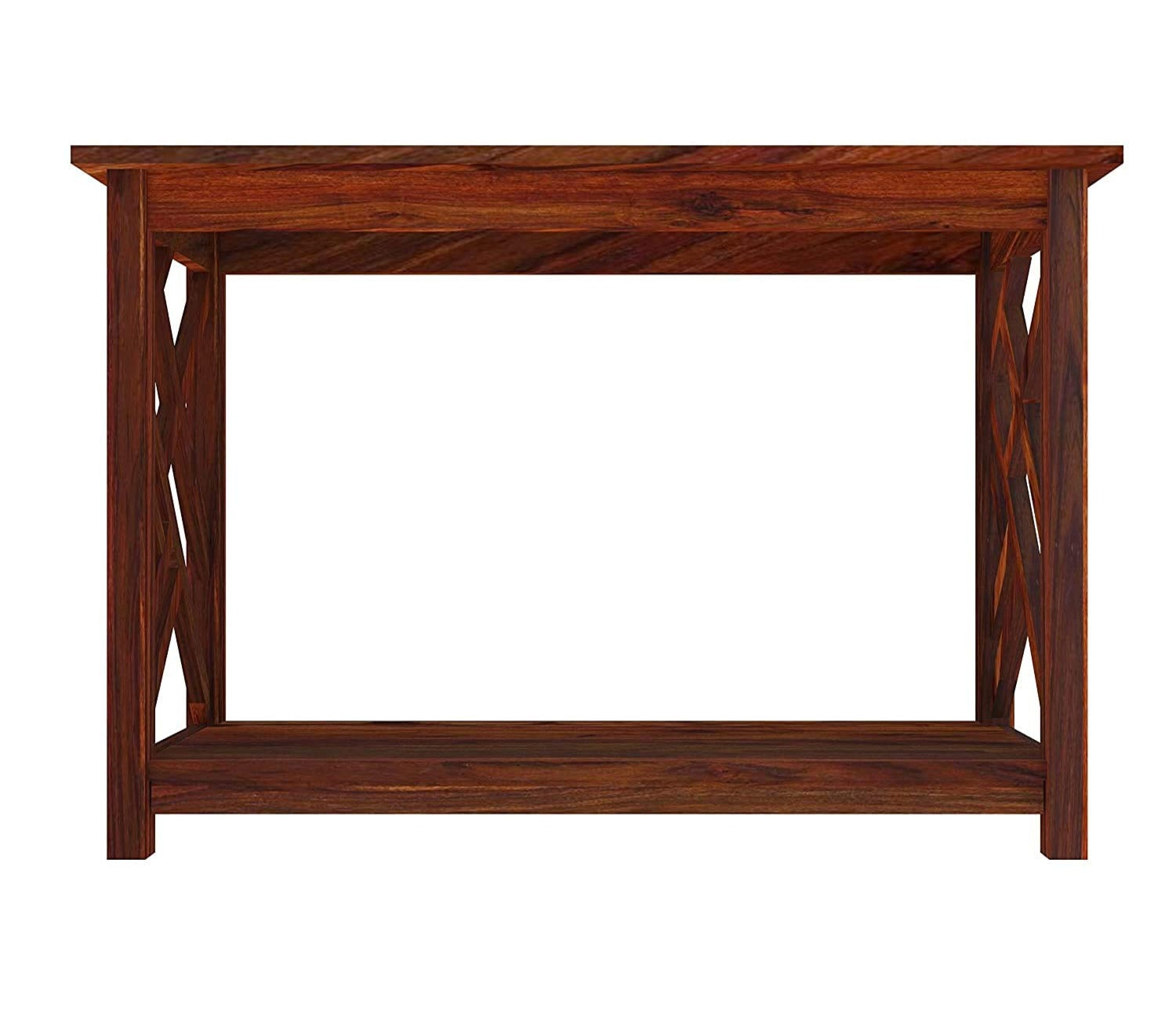 Criss Cross Designer Wooden Console Table