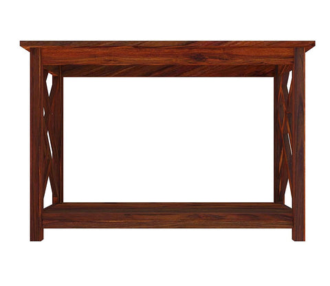 Criss Cross Designer Wooden Console Table