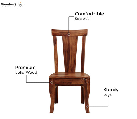 Sofie Dining Chair without Fabric (Honey Finish)
