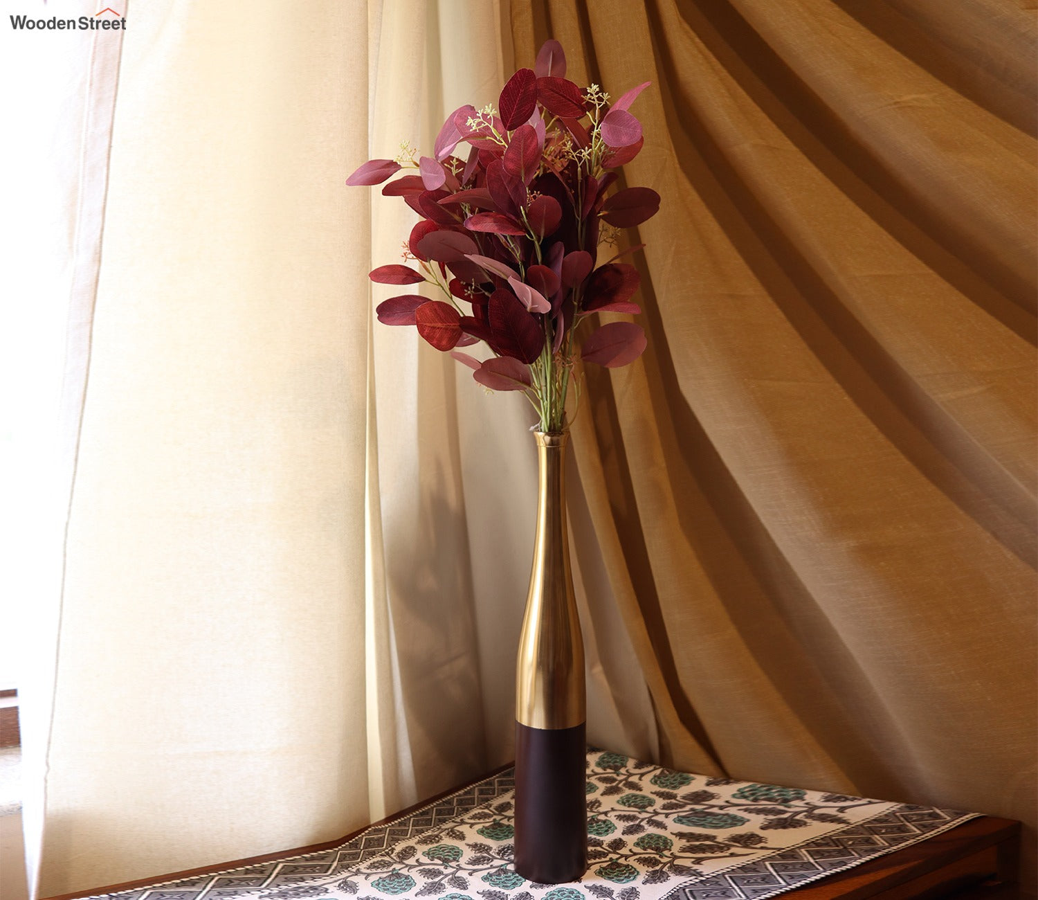 Maroon Eucalyptus Artificial Leaf (1 PC)