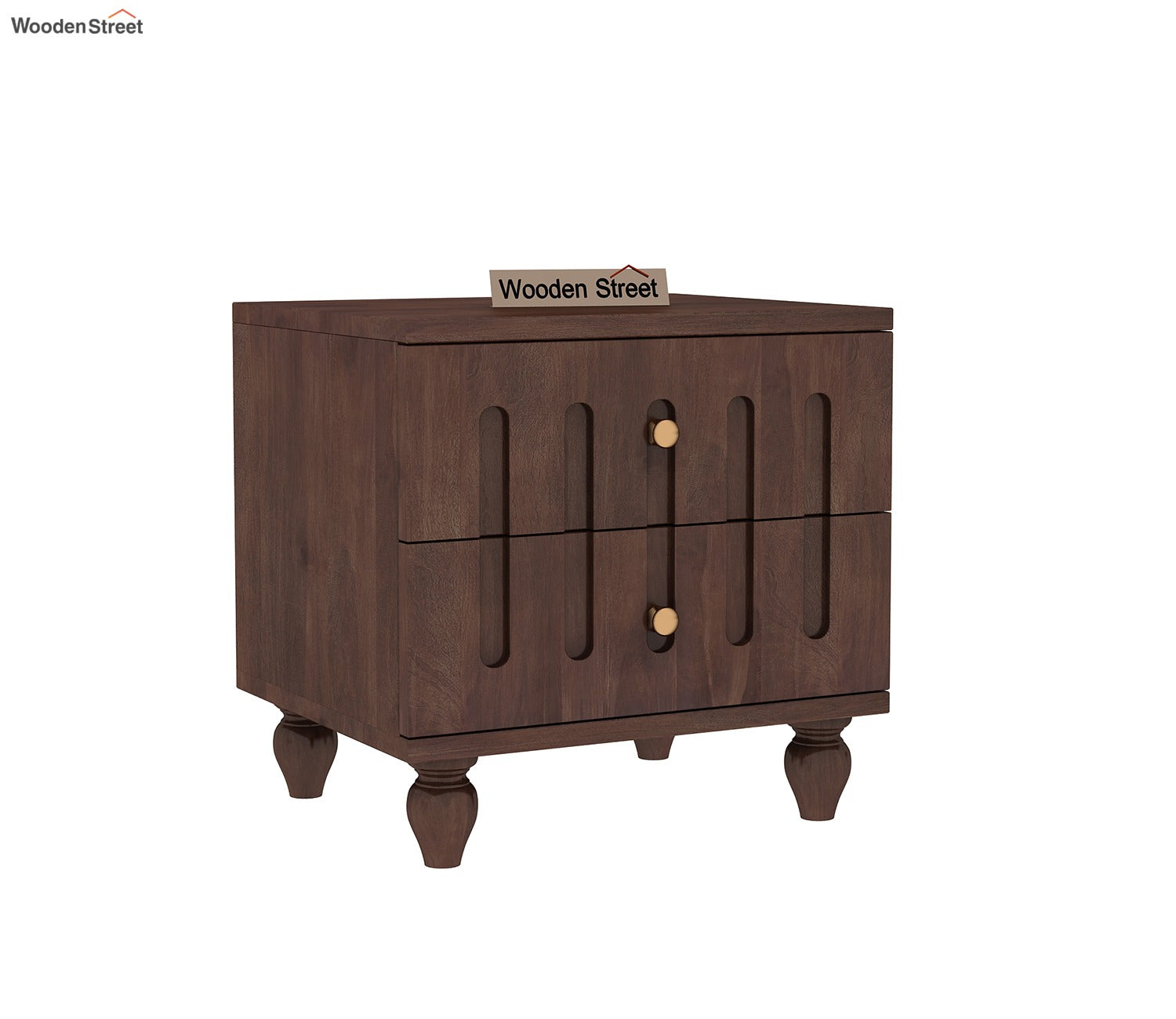 Tove Bedside Table (Walnut Finish)