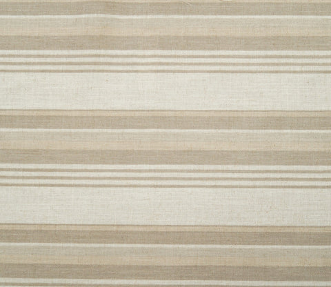Hazel Premium Sheesham Wood Dining Chair with Luxurious Cotton Upholstery (Teak Finish, Cream Stripes)