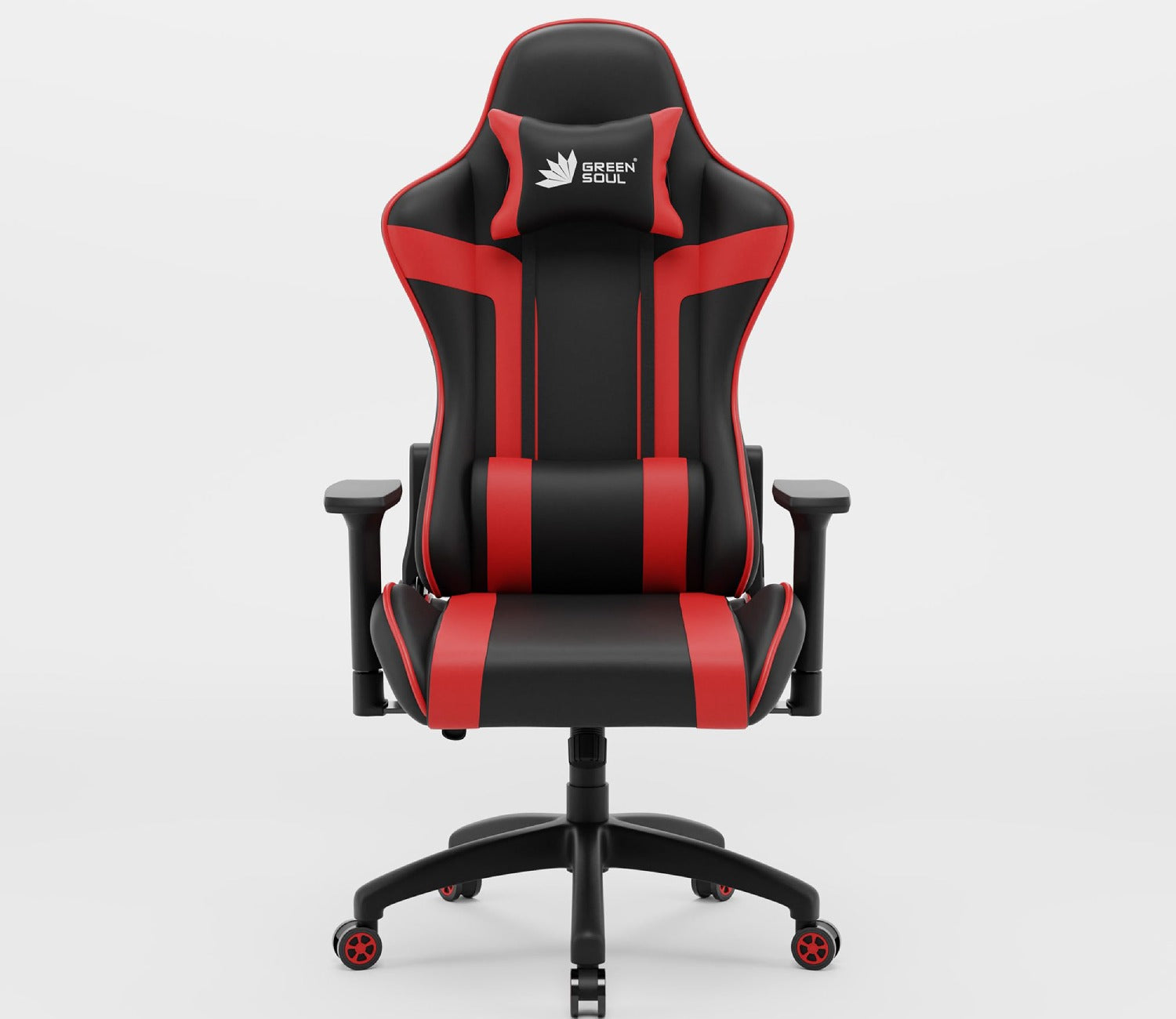 Raptor 2 Multi-Functional Ergonomic Leatherette Office Chair (Red)