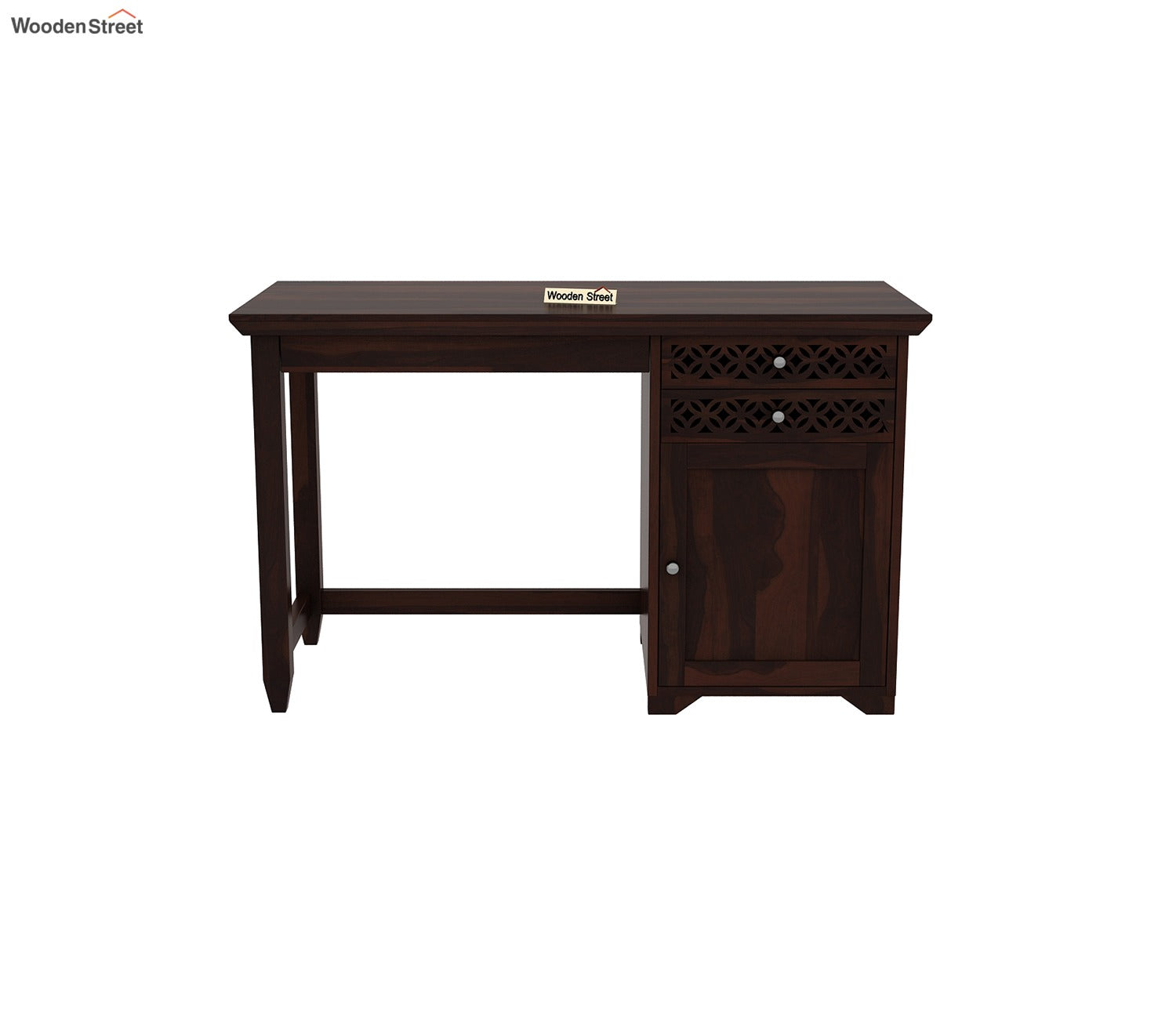 Cambrey Office Table (Walnut Finish)