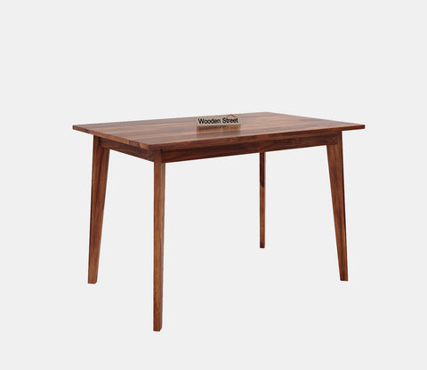Calabria 4 Seater Sheesham Wood Dining Table (Honey Finish)