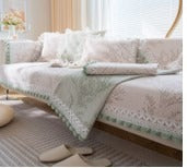 Floral Fancies Printed 1 Seater Sofa Cover (Multi Color)