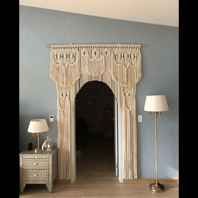Trueliving Resha Curtain for Living Room, Window/Door/Long Door (Pack of 2) (Bird, 4X5 Feet (Size 48X60 Inch) Window)