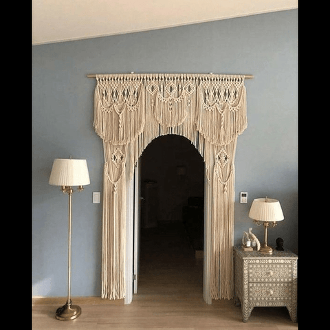 Trueliving Resha Curtain for Living Room, Window/Door/Long Door (Pack of 2) (Bird, 4X5 Feet (Size 48X60 Inch) Window)