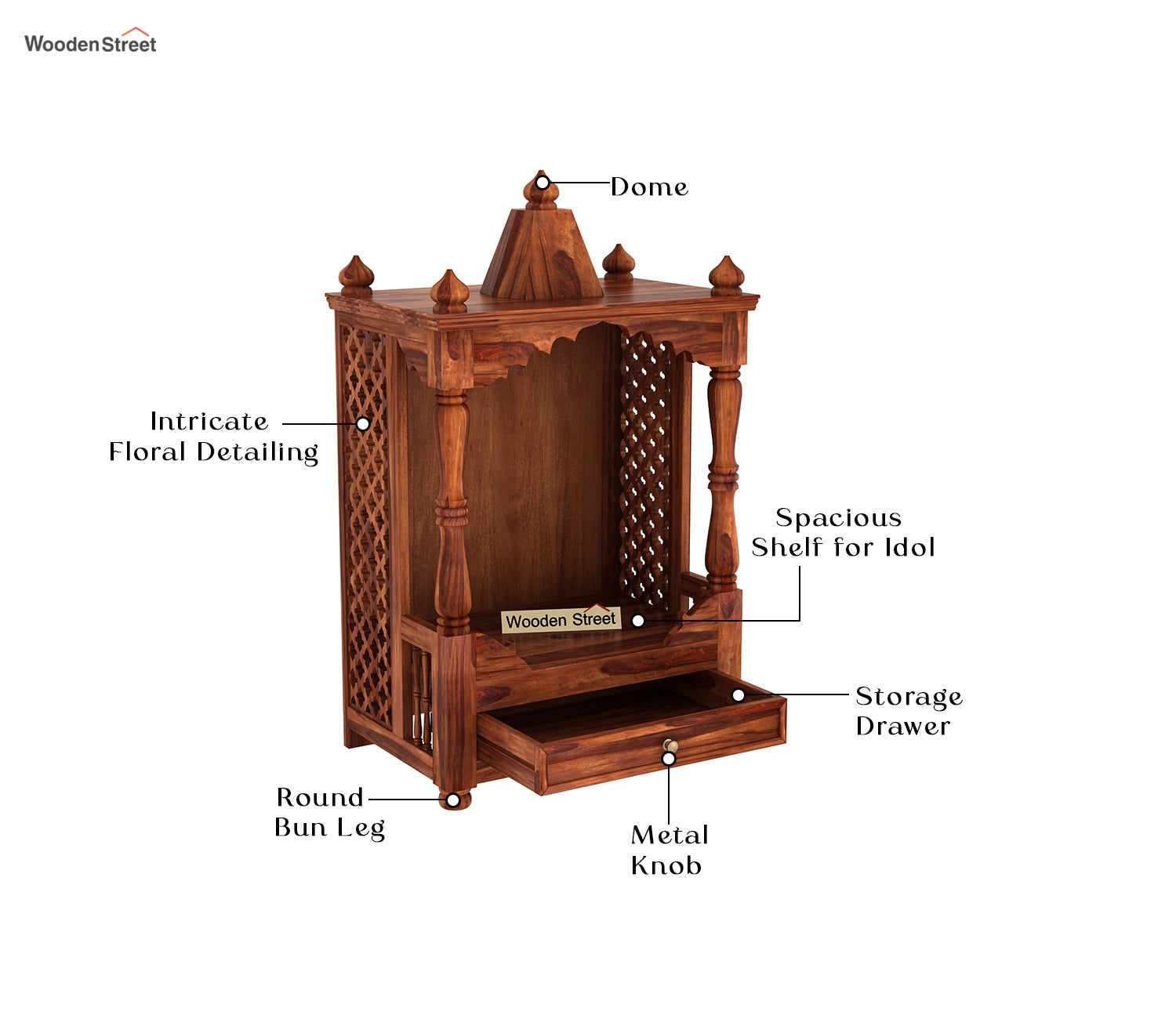 Alanis Home Temple (Honey Finish)
